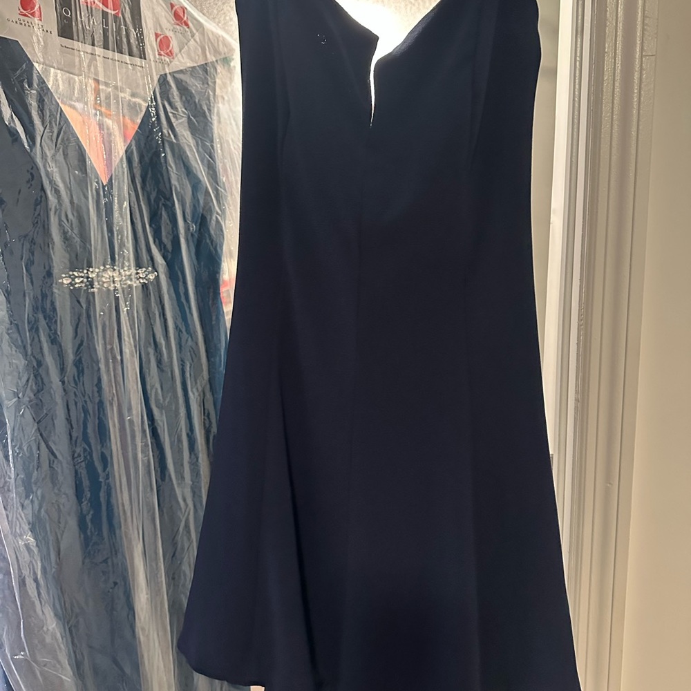 Elegant Navy Blue Dress